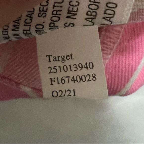 Victor Glemaud x Target Pink Pin Striped Denim Mini Jean Skirt Size 10 New - Picture 14 of 16